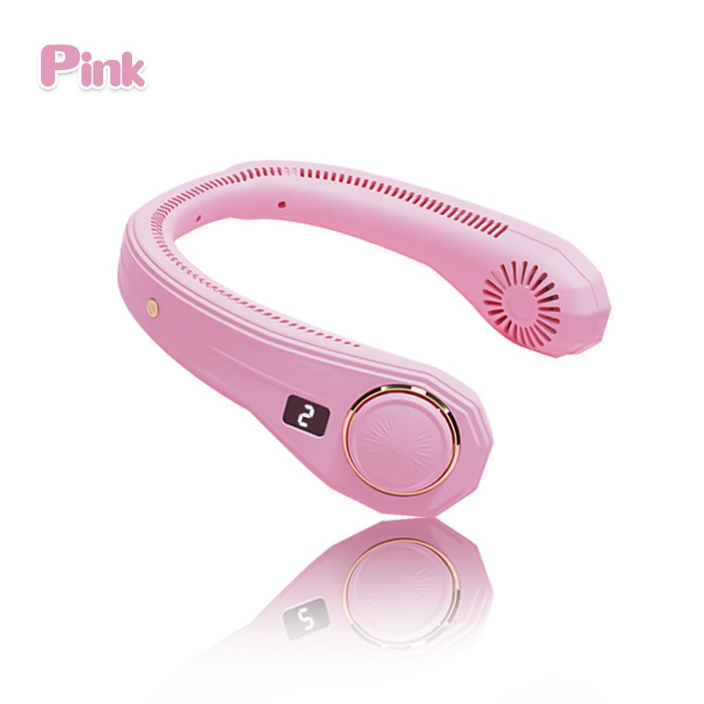 3 шестерни подвесной двойной охлаждающий вентилятор для шеи Mini USB портативный перезаряжаемый тихий вентилятор для путешествий на открытом воздухе в помещении вентилятор для шеи