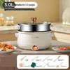 Многофункциональный керамический электрический горшок San Jia Long с пароваркой