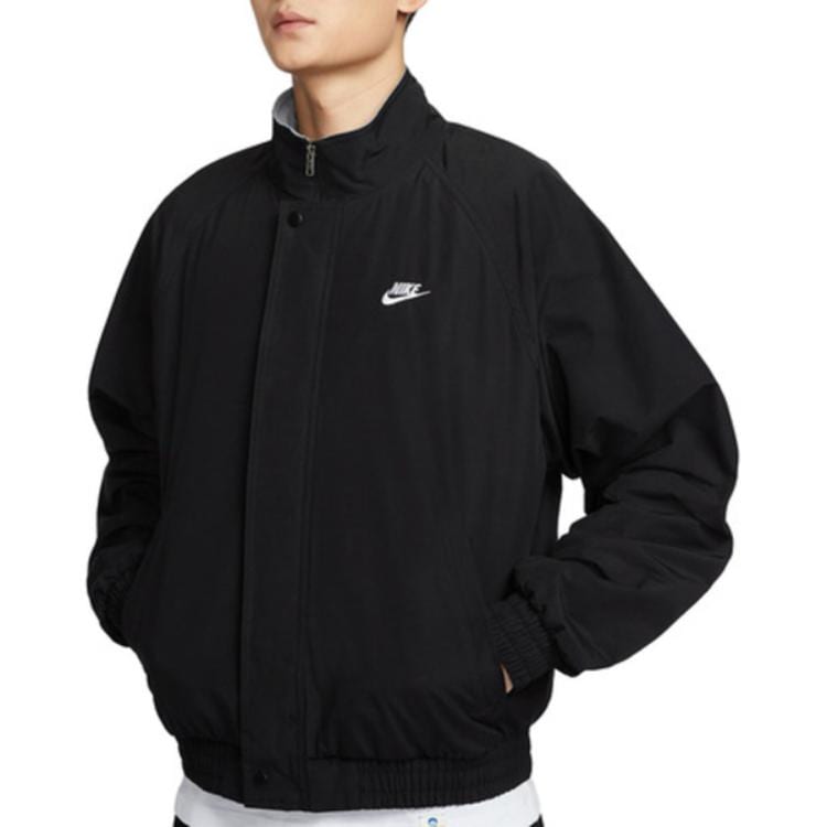 Nike Мужская куртка Club Futura Черный/Белый FZ0657-010