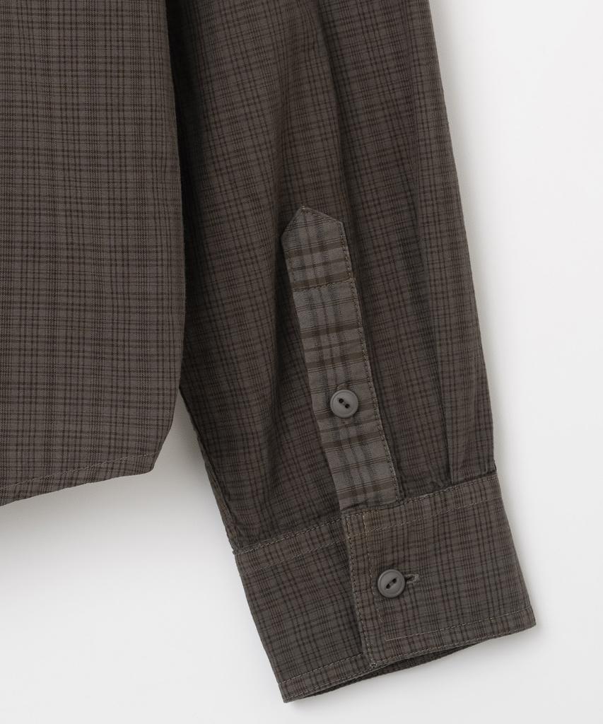 MILLO ARCHIVE Kozel Washed Check Shirt [Washed Brown]