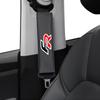 bzdf9 Car Carbon Fiber Seat Belt Shoulder Covers For Seat Leon 5F Mk2 Mk3 Ibiza Tarraco Arona Ateca Alhambra Auto Interior Accessories