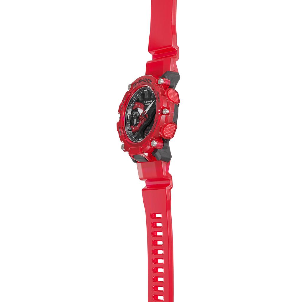 Casio Мужские кварцевые часы GA-2200SKL-4A из смолы, водонепроницаемые 200 м, ударопрочные, цифровые