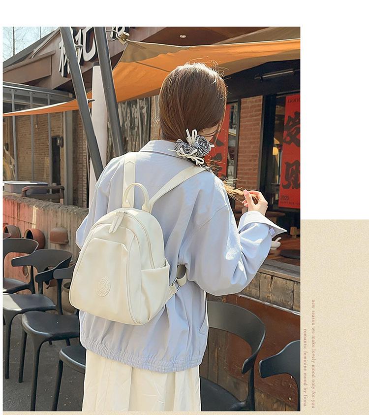 Весенняя прогулка Женский легкий многофункциональный рюкзак - Большая вместимость, двойной плечевой, повседневная сумка для мамы