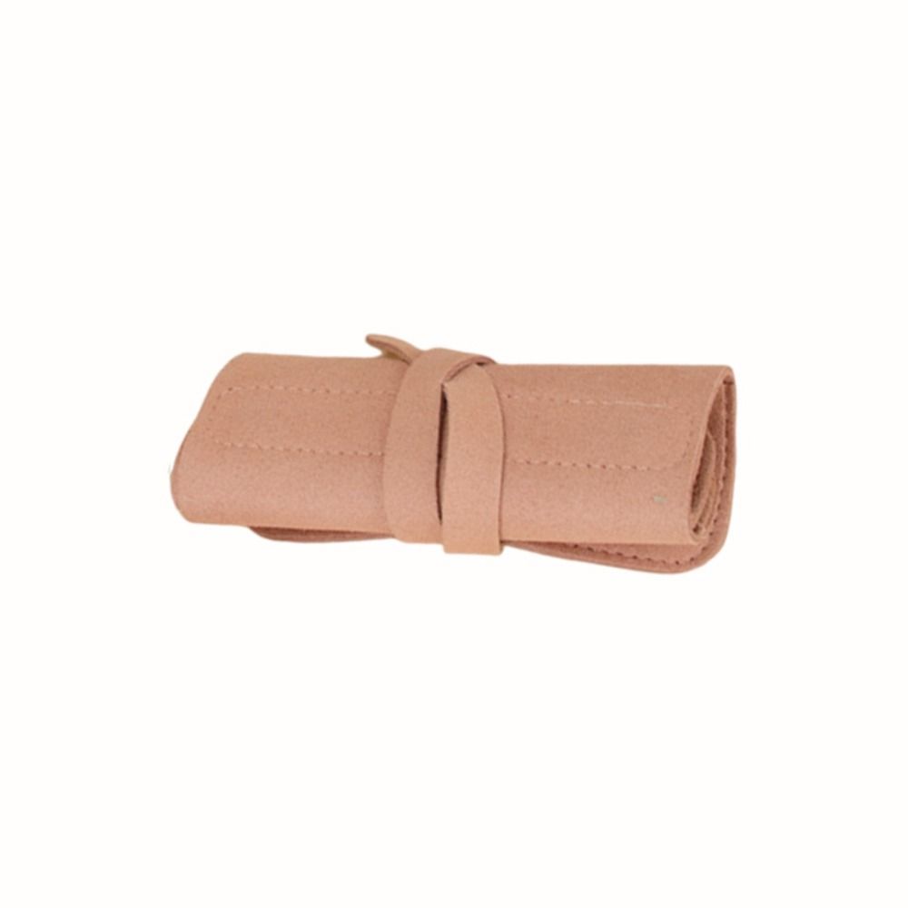 Foldable Design Jewelry Storage Roll Bag Jewelry Organizer Ear Stud Storage Bag Home
