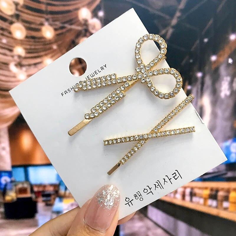 Модная заколка для волос Matel для женщин 2021, заколка для волос с геометрическим рисунком для девочек, заколка для волос с бантом и бабочкой, головные уборы, аксессуары для волос, подарок