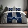 Gift Handmade Dallas Cowboys Duvet Cover Three Bedding Set Custom Name Birthday Bedding Quilt Cover Christmas Halloween Gift Back to School.