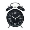 4 Inch Twin Bell Loud Alarm Clock Luminous Metal Frame Silent Student Alarm Clock Strong Wake-up Mute Table Clock Living Room