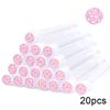 20pcs Empty Eyelash Brushes Tubes Reusable Eyelash Mascara Wand Container Sparkling  Lash Spoolies Combs Dust-proof Flask Case