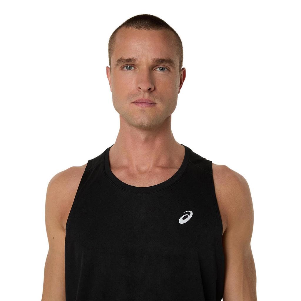 Одежда для бега Беговая майка Running Dry 2011D240 001 L [ASICS] Мужская (Производительность Черный)