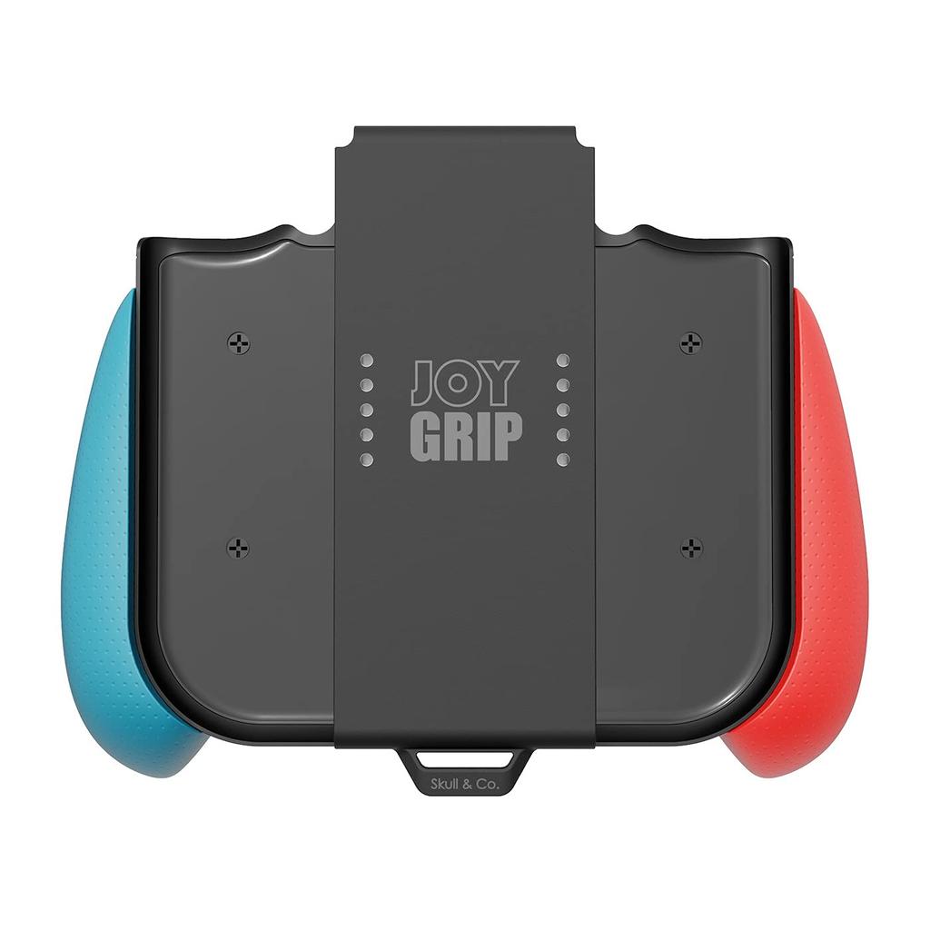 Перезаряжаемый JoyGrip в виде черепа для Nintendo Switch Неоновый красный Неоновый синий и Ко. JoyGrip - +