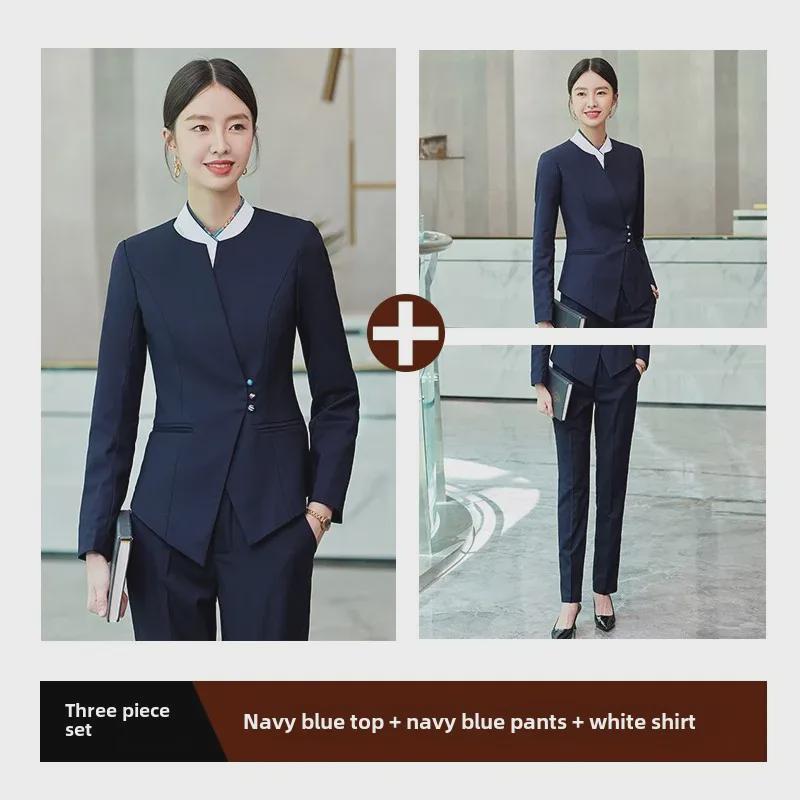 Костюм с длинными рукавами для приема гостей и кейтеринга на осень/зиму