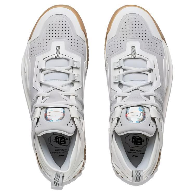 Li-Ning BadFive 3 Low 'White Grey' Men's ABFU005-9