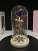 Mother's Day Gifts Birthday Gifts Galaxy Acrylic Rose Crystal Flower Gift Light Up Rose In Glass Dome Artificial Rose Ideas Gift for Mom Sister