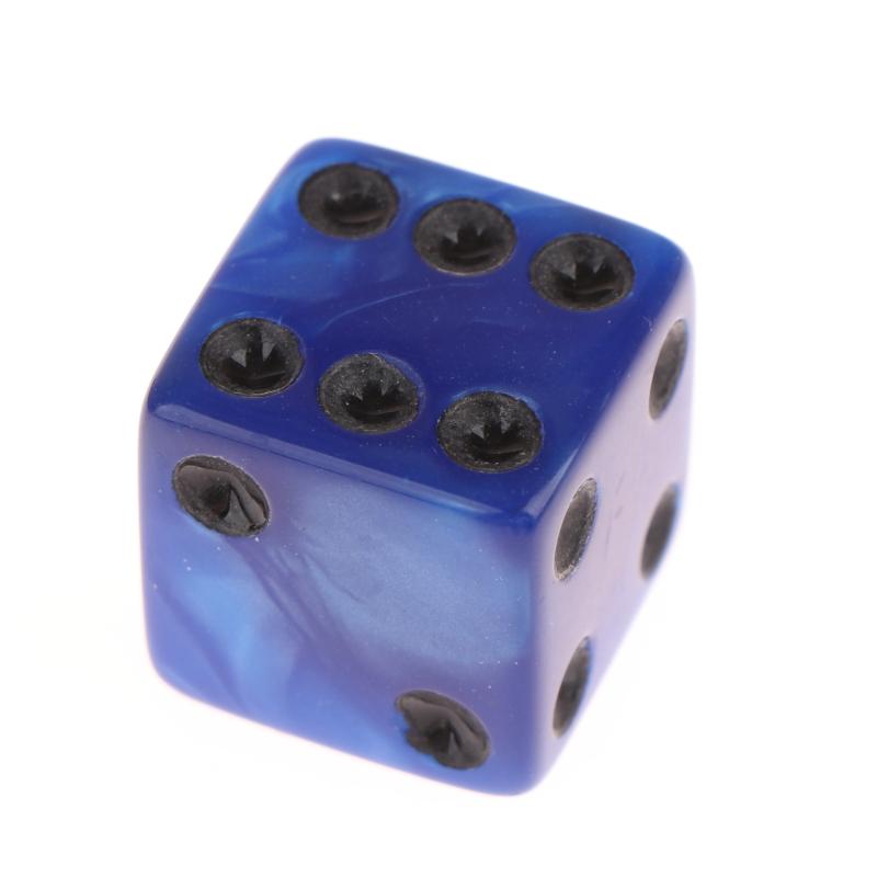 Шестигранные игровые кости 16 мм акриловый набор кубиков D6 для D&D, RPG, настольной игры или обучения математике, кости с эффектом авантюрина