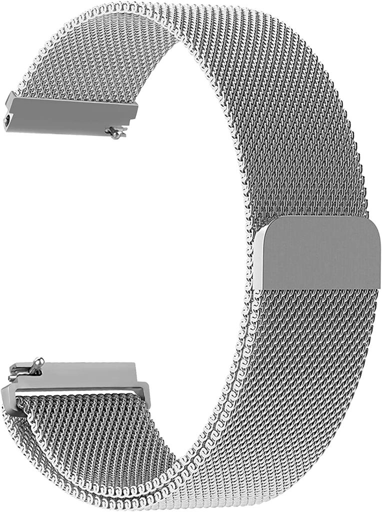 22 мм 20 мм Миланская петля Ремешок Для Amazfit Active 2 GTS/GTR 4 Samsung Watch7/6/5/4 Металлический Браслет Huawei Watch GT5-4-3-2 Pro Ремешок