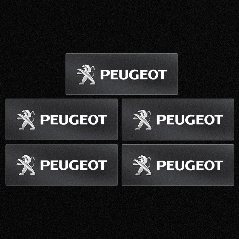 Car Steering Wheel Emblem Decal Car Interior 3D Stickers For Peugeot 108 406 407 408 206 207 208 306 307 308 508 Car Accessories