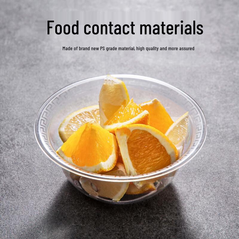 Disposable Food Grade Clear Plastic Bowls