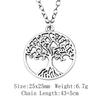 2025 Тренд Пары Ожерелье Дерево Жизни Цветок Жизни Ожерелье На Шею 43 см Цепь Самые Дешевые Товары Длинное Ожерелье