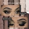 Палитра теней для век Smoky Eye Shadow из 10 цветов. Стойкий матовый и мерцающий финиш. Черные, коричневые, коралловые, розовые, земляные тона для контурирования лица и повседневного макияжа.