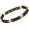 Браслет - Lotus Style - LS2259-2/2 - Золотистая сталь - Черное PVD-покрытие - Мужской