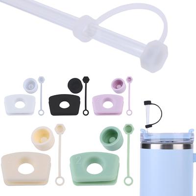 3 шт. силиконовых заглушек для защиты от проливания, набор из 3 штук, заглушка для соломинки, заглушка для проливания, заглушка для стаканов Stanley Cup 1.0 2.0 40 унций/30 унций, аксессуары