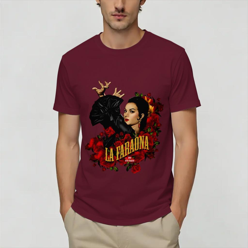 Lola Flores Tshirt Beach Trending Tshirts Male Cotton Oneck 4xl 5xl 6xl Tees Shortsleeve Classic Tshirt