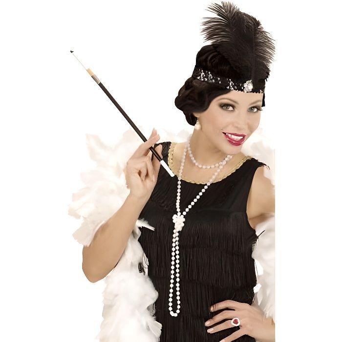 Costume - WIDMANN - Set Charleston - Femme - Noir - Années 20 - Carnaval