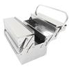 Cantilever Tool Box, Automotive Maintenance Storage, 3-Tier, 5-Tray, Foldable, Durable, Rust-Resistant, Easy To Clean, Safe and Convenient, Stainless
