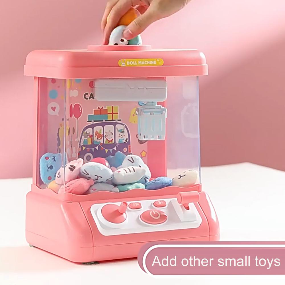 Автоматические Аркадные Игрушки Игровые Автоматы с Захватом Клешней, Зарядка USB, Музыка и Свет, Сильный Захват, Детские Подарки на День Рождения