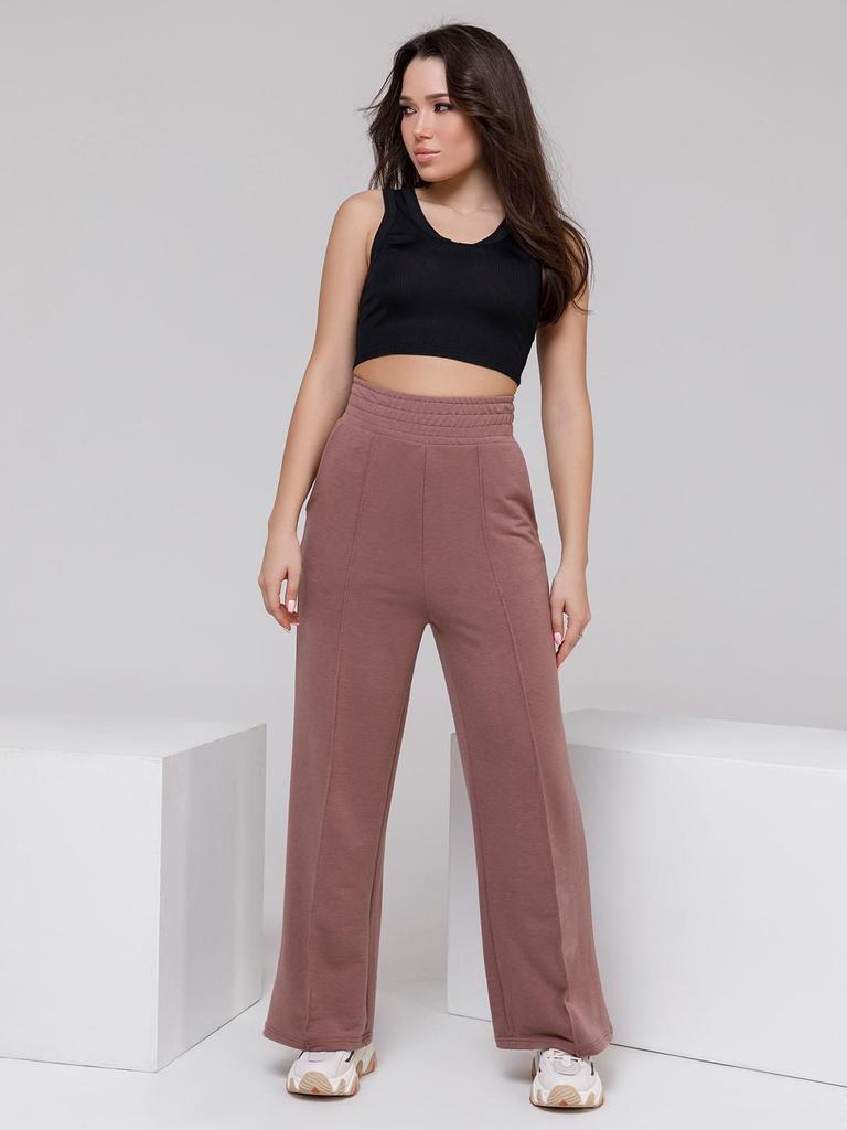 Широкие трикотажные брюки со стрелками Issa Plus