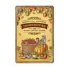 Pumpkin Vintage Poster Tin Sign Plate Thanksgiving Retro Metal Signs Plaque Bar Pub Kitchen Home Decor Halloween Gift