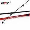 FTK Вращающаяся удочка, черная и красная, 99% карбоновая, сверхтвердая удочка, 3-секционная удочка с наживкой