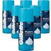 Gillette Foomi Sensitive Skin Shaving Foam, 175g, 6 Pieces ,Korean Razor Blade