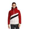 Fila Color Block Hooded Casual Down Jacket Men Outerwear Legendary-Red F11M349913F-RD
