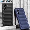 KEYSION Противоударный матовый чехол для Xiaomi POCO X7 Pro Противоскользящий мягкий силиконовый чехол для телефона Redmi Turbo 4