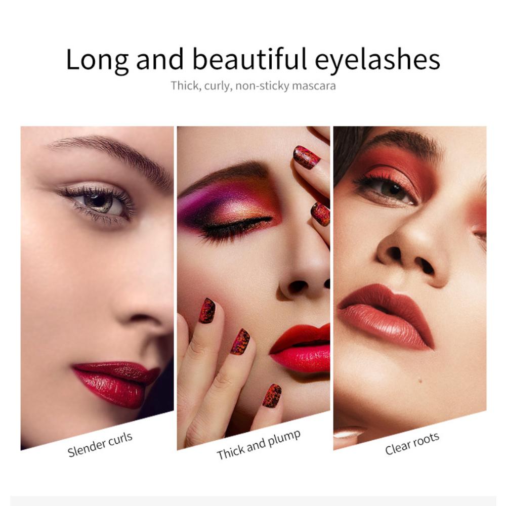 VIBELY Diamond Star 4D Mascara Длинная вьющаяся водостойкая и не размазывающаяся тушь для ресниц Small Gold Diamond