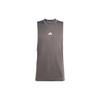 Heat.Rdy Badge Print Loose Training Crew Neck Sleeveless Vest Men Tops Dark-Gray IS3712