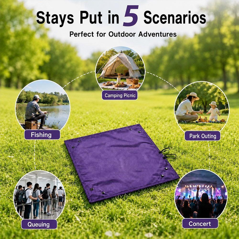 Waterproof Storage Tray Double Layer Fabric Seat Pad New Picnic Mat Picnics
