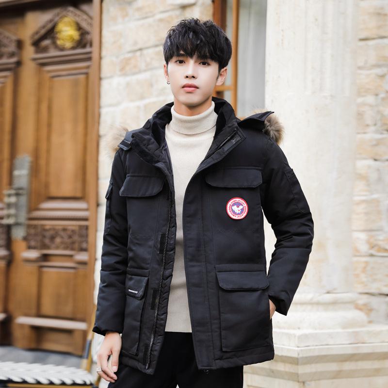 Мужская и женская повседневная зимняя рабочая одежда: Утепленное, Модное, Теплое Пальто для Пар