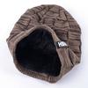 Winter Beanies Hat For Men And Women Fashion Knitted Plaid Skullies Beanie Thick Hats Add Velvet