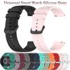 Силиконовый ремешок для часов 20 мм 22 мм для Samsung Galaxy Watch 7 6 4 5 Pro Спортивный сменный ремешок для запястья HUAWEI WATCH GT 4 3 2 Pro Ремешок для запястья