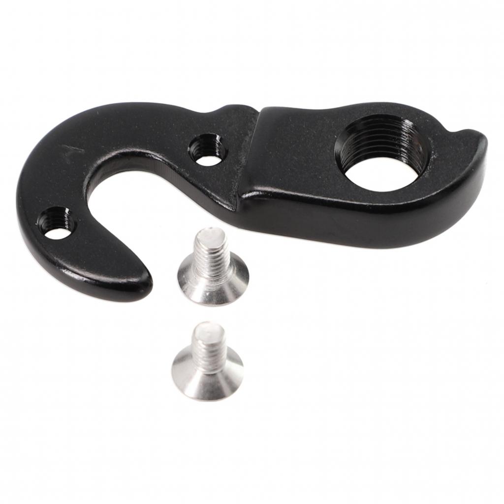 With 2 X Screw Bicycle Tail Hook Bicycle Bike Black