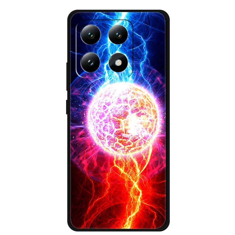 Чехол для телефона Xiaomi 15T Pro 5G Задняя крышка Чехлы Черный Силикон Мягкий Coque Для Xiaomi 15T 5G Чехол 15 T Pro 6.83" Fundas Оболочка