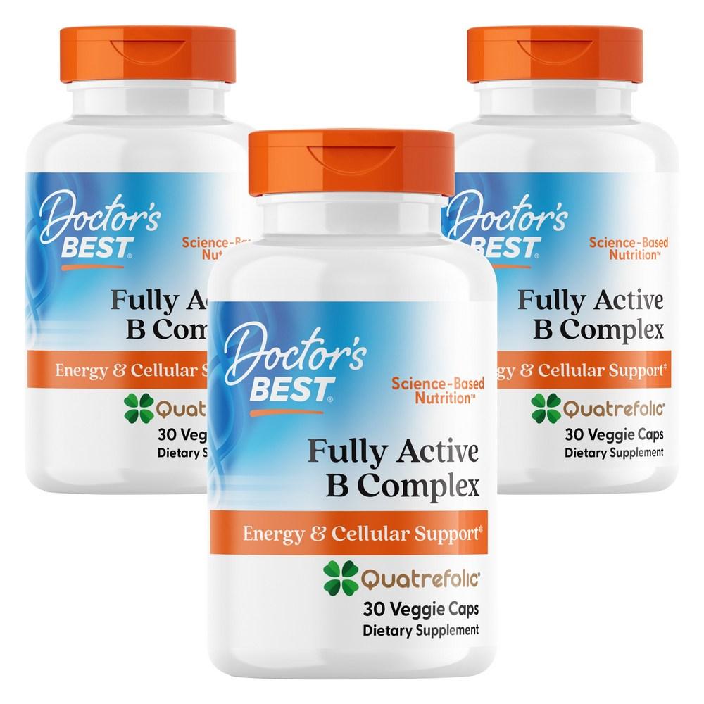 Doctors Pully Active B Complex Veg Capsules 30 Tablets (3 pcs)