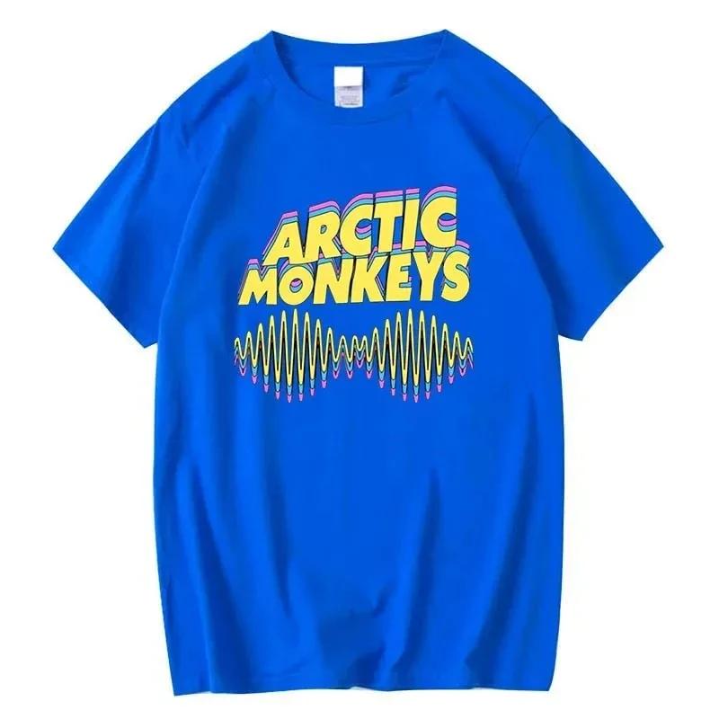 Arctic Monkeys Rock Band T Shirt Fashion Hip Hop UnisexTshirt Clothes Manga Short Sleeve Tee Streetwear Y2k Trend Tops