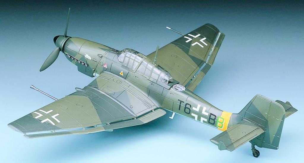 Doyusha Ju87 Stuka Штурмовик Пластиковая Модель 1/72 G-1 Противотанковый