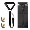 Two-in-one Nylon Adjustable Dogs Harness Collar Pet Dog Accessories Pet Car Seat Belt Lead Leash Backseat Safety Belt
