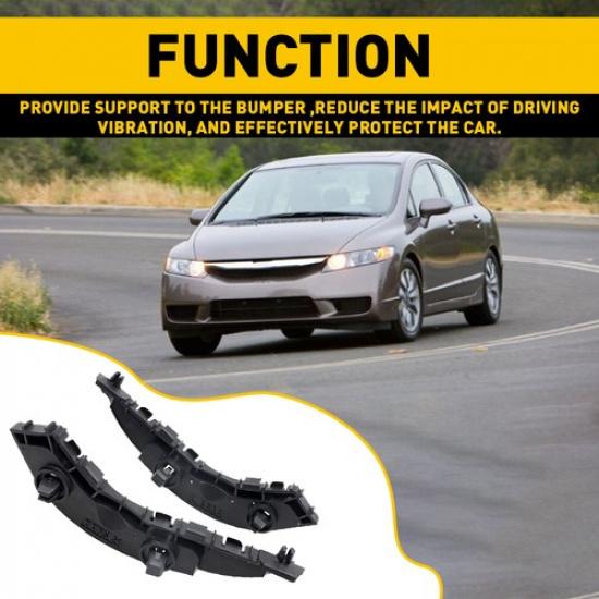 Комплект креплений бампера переднего 2 шт. Для Honda Civic Sedan 2006 2011