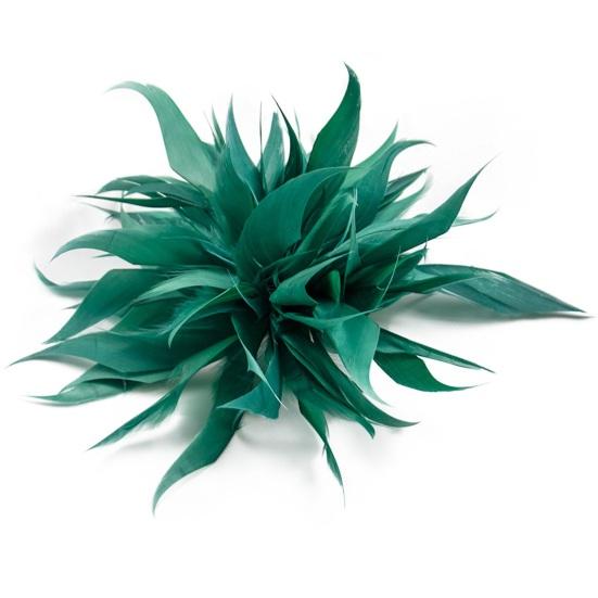 Cloth Feather Flower Brooch Decorative Clothing Pin Suit Lapel Shawl Scarf Badge Women Wedding Party Accessories