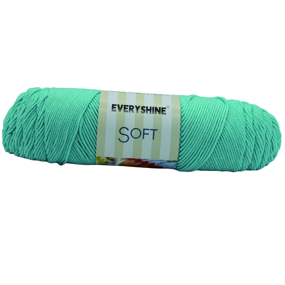 2 моточка акриловой пряжи (190 г/6,7 унций, 380 м/416 ярдов) – Многоцветная камвольная пряжа для вязания спицами и крючком – Мягкое молочное волокно для амигуруми,